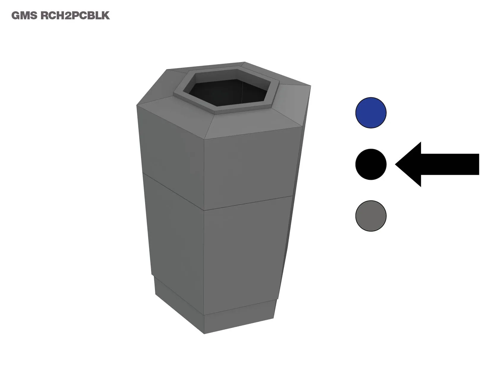 Gorrie&#x20;RCP&#x20;Hexagon&#x20;Waste&#x20;Container